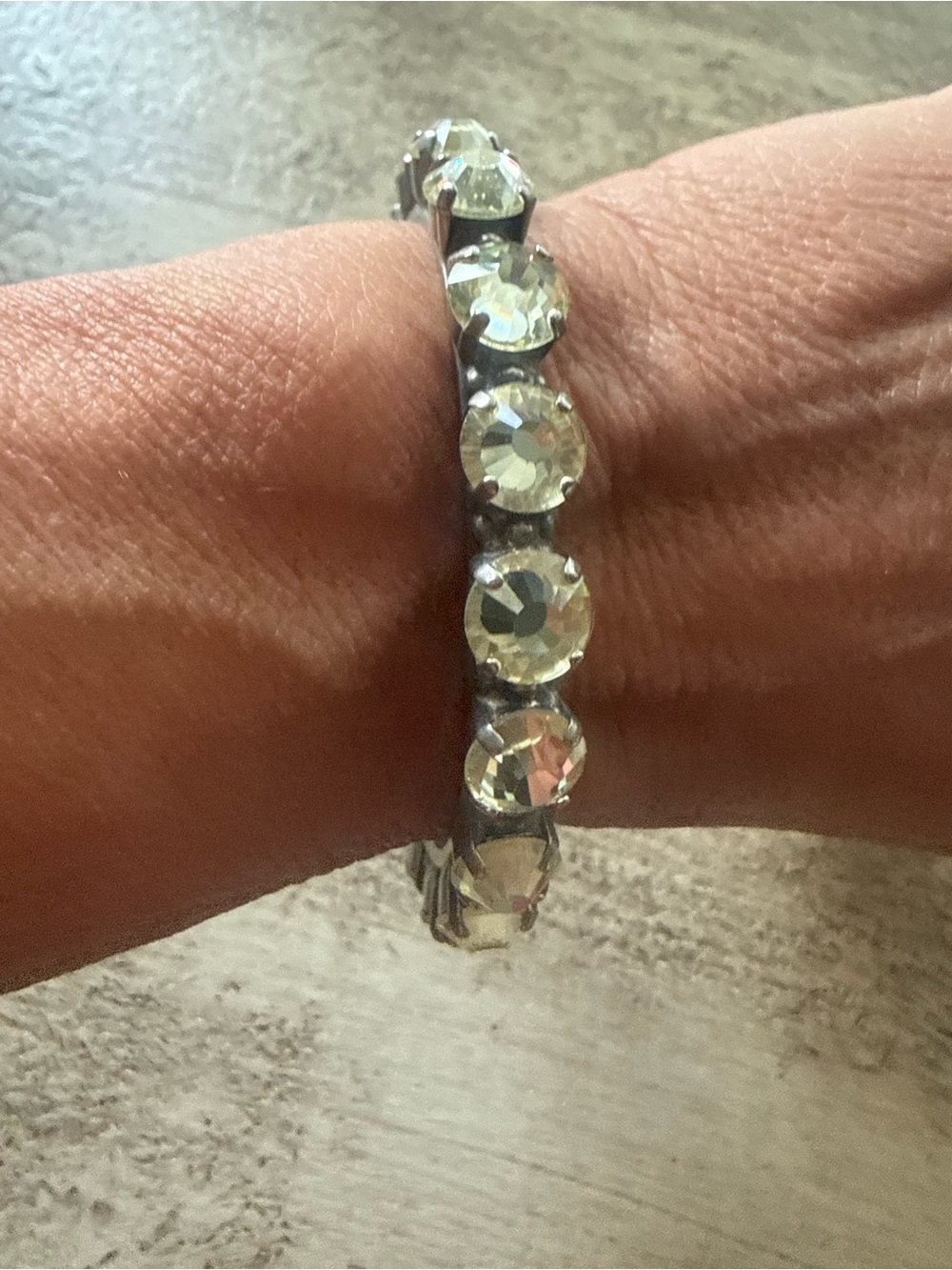 Sorrelli Riveting Romance Antique Silver Lemonade Crystals